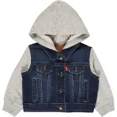 Levi's Tussenjas blauw denim / grijs gemêleerd
