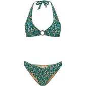 Shiwi Bikini 'CARO' beige / blauw / jade groen