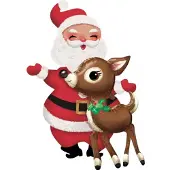 Anagram Folieballon Airwalkers Santa 121 X 78 Cm Rood/bruin