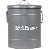 Label51 Antigo wasmand 26x26x33cm grijs