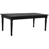 Ebuy24 - Eettafel - 180x100cm - zwart