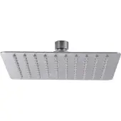 Wiesbaden 304 hoofddouche vierkant 20 cm geborsteld RVS