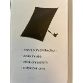 Mutsy Parasol Nio Light Shade - Grijs