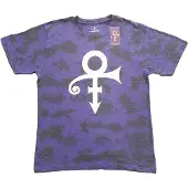 Ginza.se Prince - White Symbol Heren T-shirt - L - Paars/Zwart