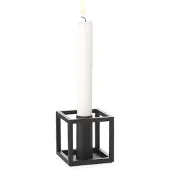 Audo Copenhagen Kubus 1 kandelaar black (zwart)