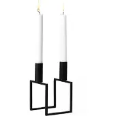 Audo Copenhagen Line kandelaar black (zwart)