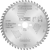 DeWalt DT4345-QZ Extreme Cirkelzaagblad - 250 X 30 X 50T - Hout / Trespa