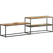 vidaXL Tv-meubel 180x30x50 cm massief gerecycled hout