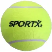 Merkloos Grote gele tennisbal 13 cm - Tennisballen