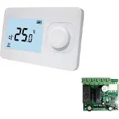 Quality Heating QH Basic easy thermostaat niet programmeerbaar inclusief mini inbouw ontvanger