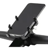 GUB Pro 3 Telefoonhouder fiets en motor - Verstelbaar - Universeel - Aluminium - Zwart