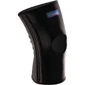 Thuasne Neopreen Kniebandage met Baleinen - Maat: Medium (knie omvang over de knieschijf: 34-36 cm) - Zwart
