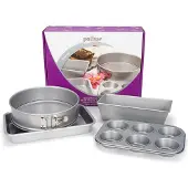 Patisse 03673 Set Van 4 Bakvormen Zilver