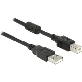 DeLOCK USB naar USB-B kabel - USB2.0 - 1 meter