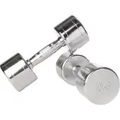 Lifemaxx Chroom Dumbbell Set - 2 x 2 kg