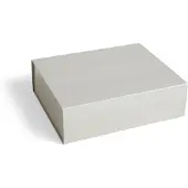 HAY Colour Storage L doos met deksel 34,5x41,5 cm Grey
