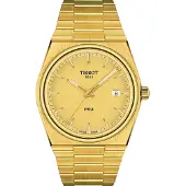 Tissot PRX Gold herenhorloge, quartz, modelnummer T137.410.33.021.00