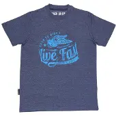Rock Or Die Live Fast T-shirt Met Korte Mouwen