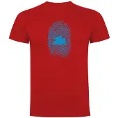 Kruskis Motorbiker Fingerprint T-shirt Met Korte Mouwen