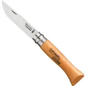 Opinel zakmes No. 06, koolstofstaal, lemmetlengte 7,5 cm