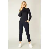 Base Level fijngebreide coltrui Yuen donkerblauw female | Maat: 42