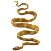 Safari speeldier tuin boa 142 cm rood/groen/geel