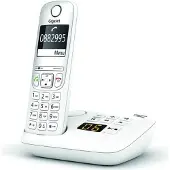 Gigaset Téléphone sans fil AS690A Solo avec répondeur Blanc