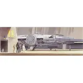 Komar Papierfotobehang Star Wars Millennium Falcon - Beige - 1,27m X 368cm
