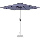 Vonroc Parasol Recanati Ø300cm – Premium stokparasol | Grijs