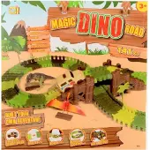 Voordeeldrogisterij Premium Magic Road Dino Racebaan - 141-delig