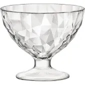 Bormioli Rocco ijs/sorbet coupes op voet - 6x stuks - glas - 360 ml - IJscoupe glazen/schaaltjes - IJscoupes