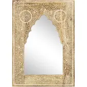 vidaXL Spiegel handgeschilderd 40x55 cm massief mangohout