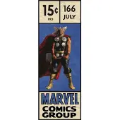 Komar Vliesbehang Digitale print vlies - Thor Retro Comic Box - Afmeting 100 x 280 cm