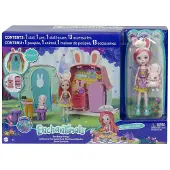 Enchantimals Speelset Bree Bunny Meisjes 15,2 Cm Roze 18-delig