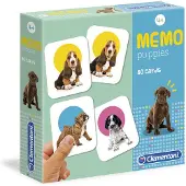 Clementoni Bordspel Memo Puppies - 80 kaarten