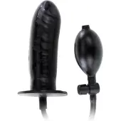 Baile Bigger Joy - Opblaasbare Dildo - Snelventiel leeglopen - 16cm - Zwart