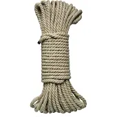 Doc Johnson - Kink - Hogtied - Bind & Tie - 6mm Hemp Bondage Rope - 30 Feet