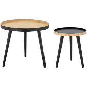 Bloomingville Cappuccino salontafel set van 2 stuks - 82052153