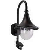LINDBY Buitenverlichting , Daphne, dimbare, Zwart, Balkon, Aluminium, Modern
