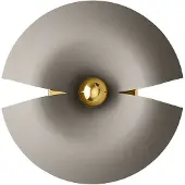 AYTM Wandlampe , Cycnus, dimbare, Grijs, Woonkamer, Aluminium, Designer