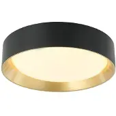 LINDBY Plafondlamp , Kambia, Zwart, Woonkamer, Aluminium, Modern