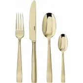 Sambonet - Bestekset 24-delig - Flat Champagne - RVS - Goudkleurig