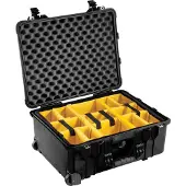 Peli 1564 Beschermkoffer Zwart met Verdelerset