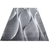Muratap Parma design vloerkleed zwart / grijs laagpolig- 200x290 cm