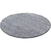 Muratap Basic rond shaggy vloerkleed licht hoogpolig- 120 cm rond