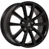 ITWHEELS Aluminium velg 16 inch Alice 5x112 6,5J ET35, Kleur Zwart Glimmend
