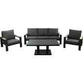 Buitengewoon Boet Benton Sofa Loungeset Antraciet