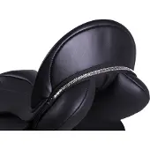 QHP Zadelsieraad Brittany - maat Pony - black/silver
