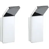 Luzzo piazzo set van 2 messing handdoekhaken -