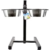Nobleza Double Adjustable Shelf Hondenvoerbak
